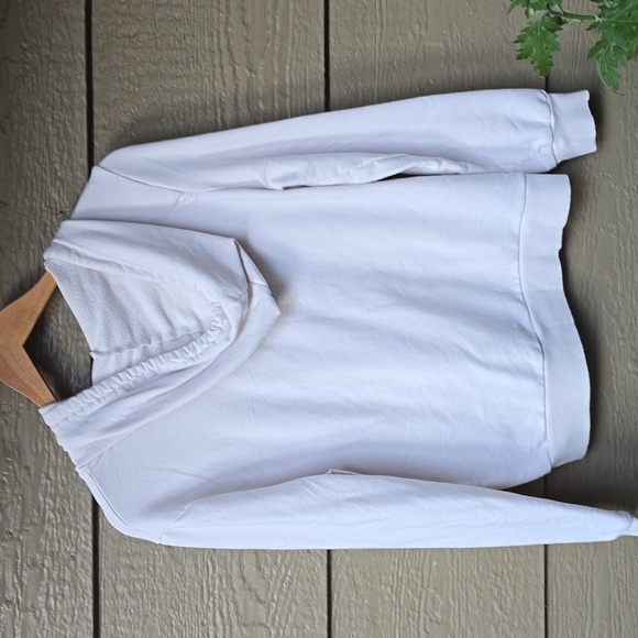 Eddie Bauer supersoft full zip  Cream chalk Hoodie Small S - Picture 7 of 12